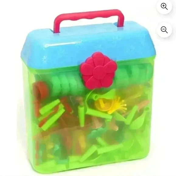 Kid Connection Build Your Own Garden Playset - 169-Piece Creative Floral Toy Set - Picture 8 of 8